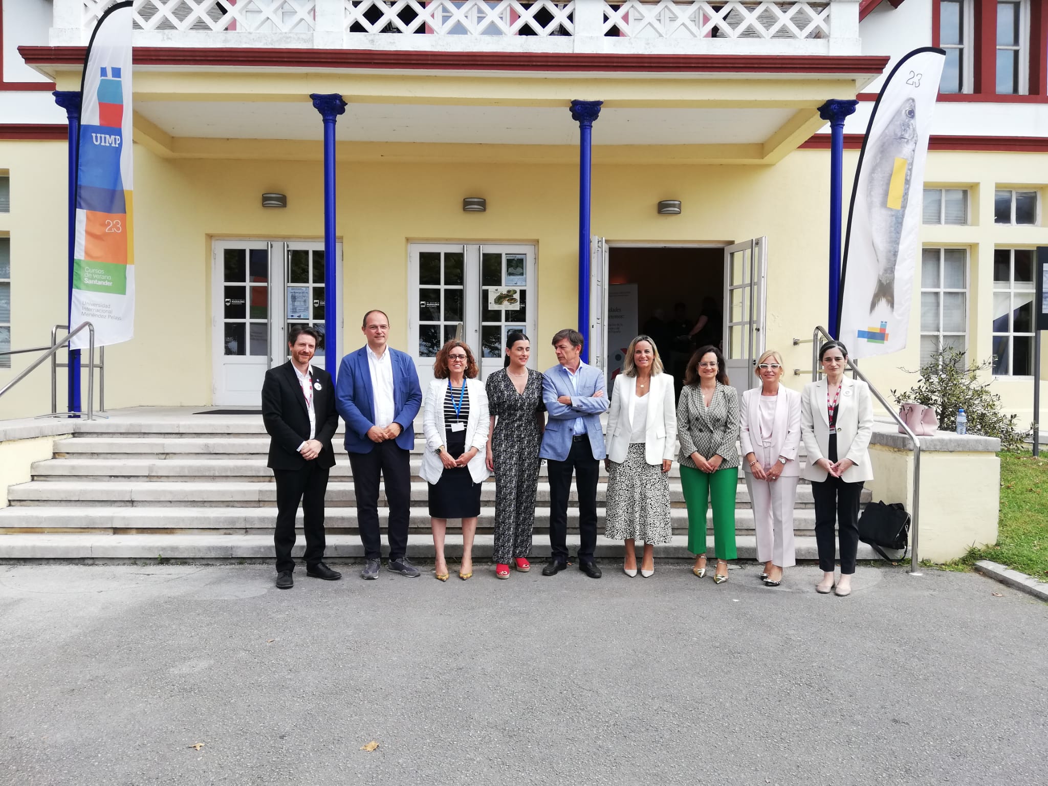 Representantes de las ciudades misión españolas participantes en el curso de la UIMP