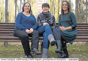 Vanesa, Judith y María.